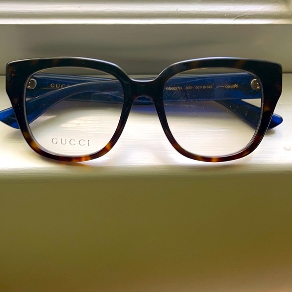 Gucci GG00379 RC, blue square 54mm authentic, like new - Picture 3 of 9